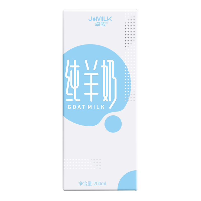 卓牧（JOMILK）纯羊奶优选关中山羊奶成人早餐天然A2蛋白200ml*16送礼盒