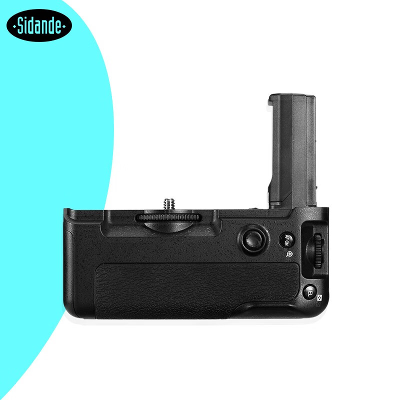 Sidande Sony A73/A9/A7R3 Grip, Battery Box, Vertical Shooting Grip Battery, Black, A73 Grip, Standard Configuration (With 2.4G Remote Control)