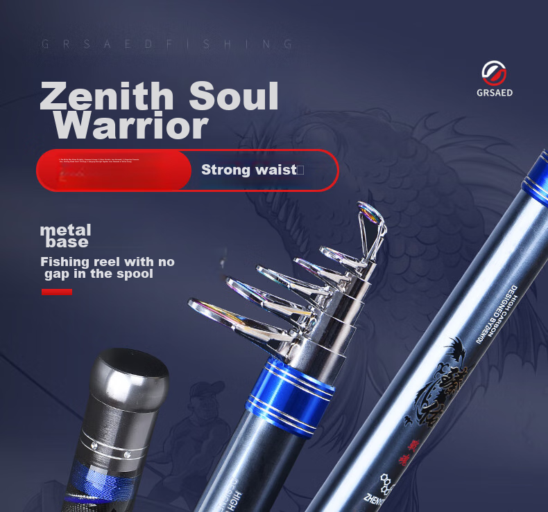 Grasaid Zhanshun 3.0-Meter Fishing Rod, Sea Rod Set, Long-Distance Casting Rod, Spinning Rod, Sea Fishing Big Fish Rod, Spinning Reel Fishing 2