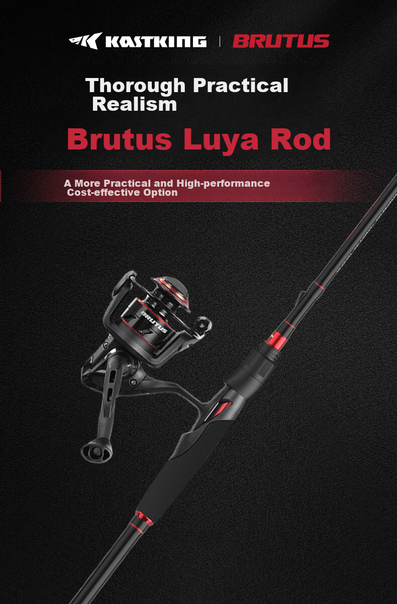 KastKing Lure Rod Set, Brutus Spinning Reel Set, Long-Casting Complete Fishing Rod Set, Topmouth Culter Rod 1