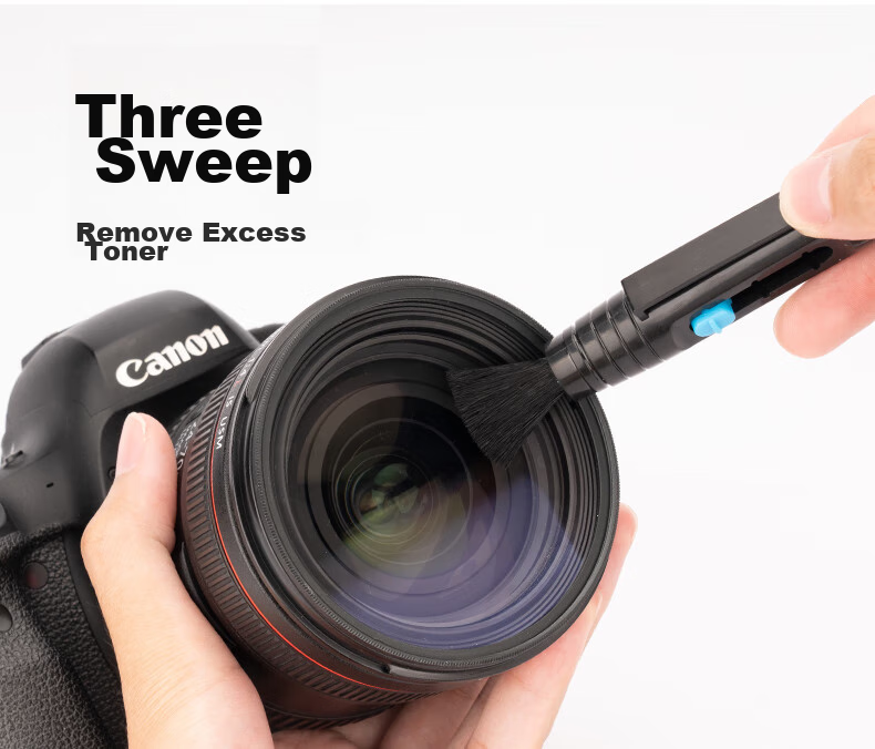 JJC Camera Lens Cleaning Pen, Dust Removal Cleaning Pen, Suitable for Canon Nikon Sony Fuji Mirrorless And DSLR Camera Bodies, Photography Equipment Projector Cleaning Brush Maintenance Tool 9