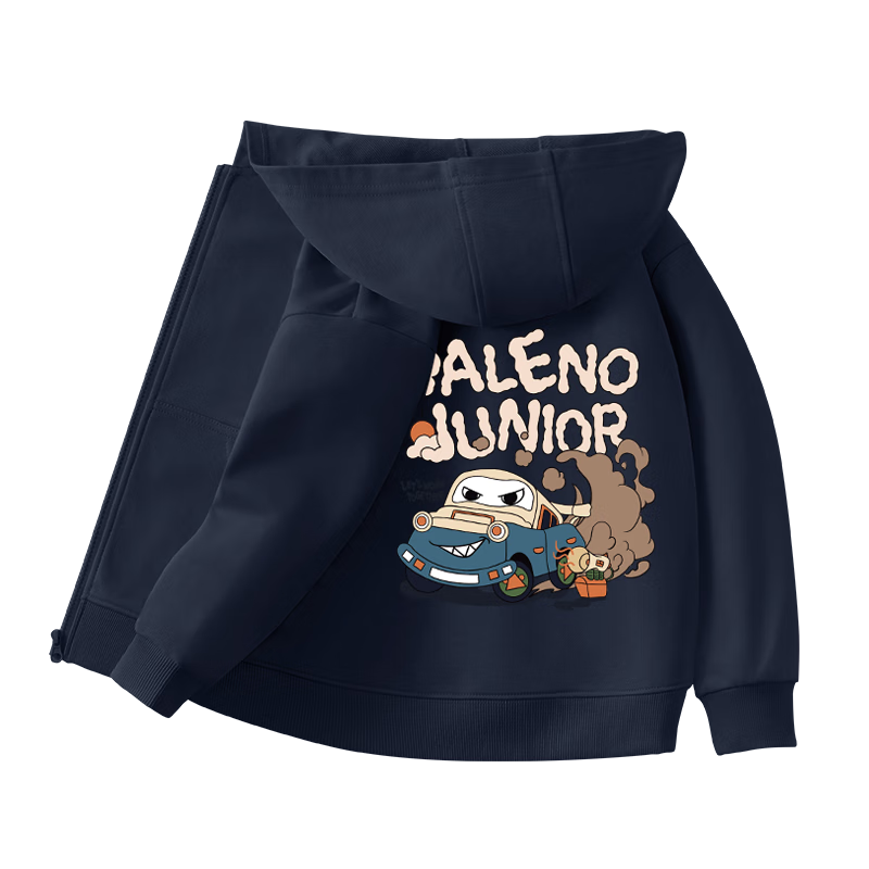 Baleno Boys' Jacket, Spring And Autumn 2026 Style, Casual Loose Outerwear for Boys, Spring Clothing for Older Children, Hooded Cardigan, Children's Wear
