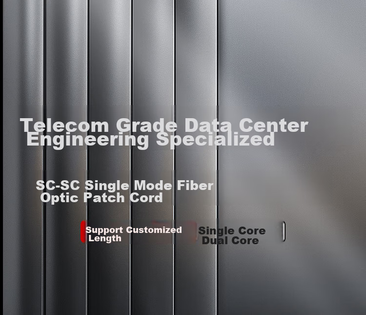 AMPCOM Fiber Optic Patch Cable SC-SC Telecom Grade 2.0mm Single-Mode Dual-Core Engineering 9/125μm Transceiver Pigtail Low Smoke Zero Halogen Indoor Cable 3 Meters ASM2SC2203 1