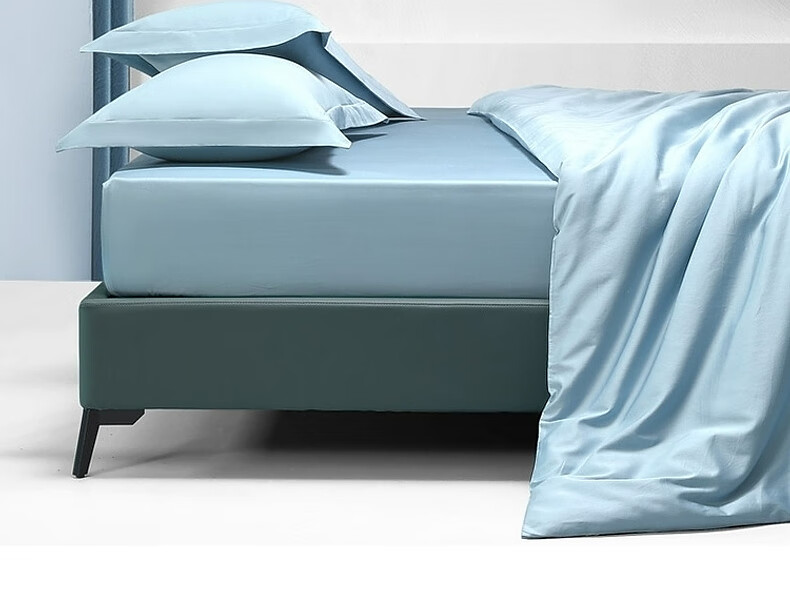 Shuixingjiafang Cotton Bed Sheet, 100% Pure Cotton, 60-Count Long-Staple Cotton, Satin Bedspread, Single Piece Bed Cover, Dust-Proof Mattress Cover, 180x200 27