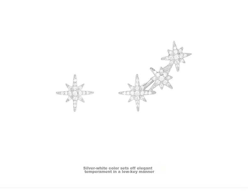 APM Monaco Asymmetric Meteor Earrings, Luxurious And Elegant Ear Jewelry, Gift for Women, Girlfriends, Or Wives 5
