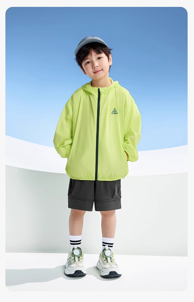 Zuoxi Boys' Sun Protection Clothing, Outdoor Children's Summer Sun Protection Thin Jacket, 2026 New Style Skin Coat, Blue, Size 110 21