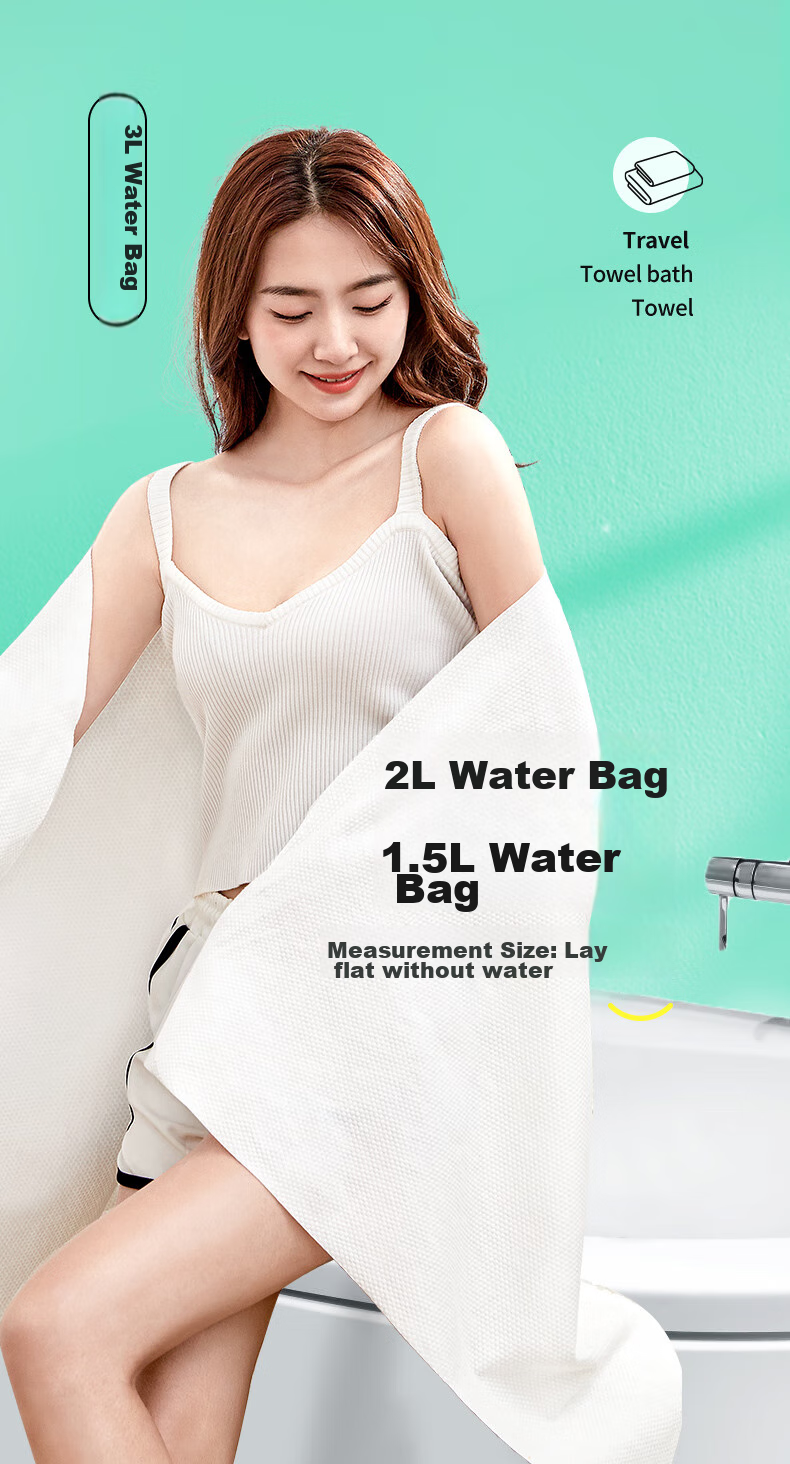 JOYTOUR Disposable Towel Set, Portable Travel Hotel Extra Large Thick Face Towel Cotton Soft Cloth, Single Pack 1