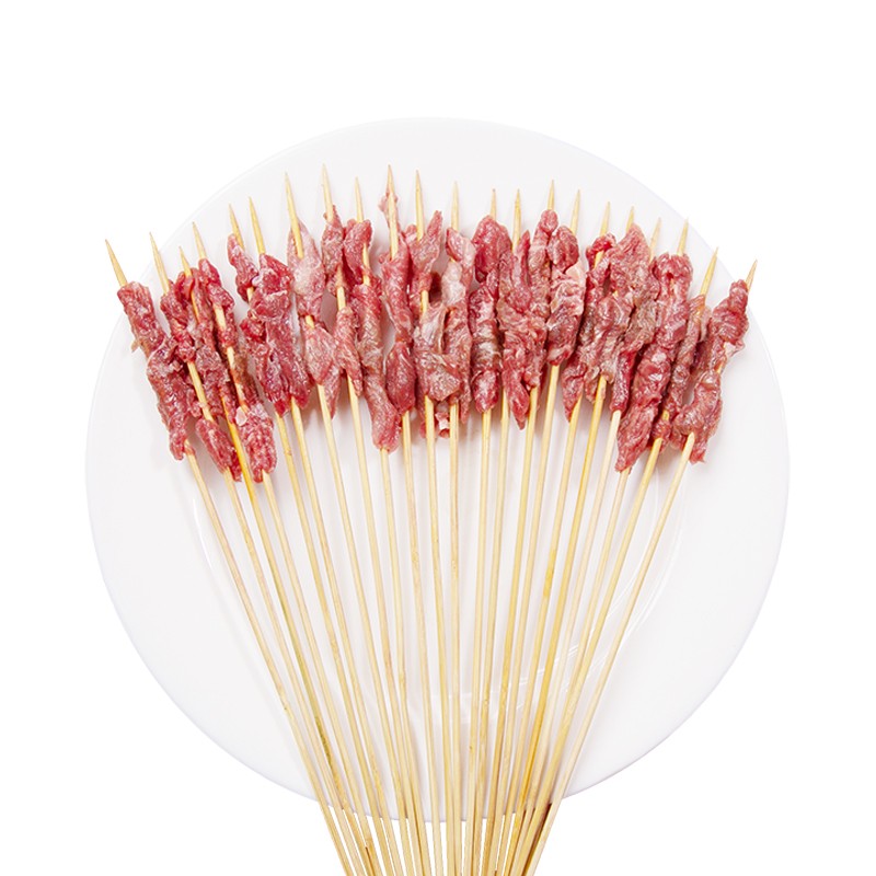 游牧御品牛肉串60支 儿童手把串 烧烤食材烤肉烤串 香嫩不柴 牛肉净重318g