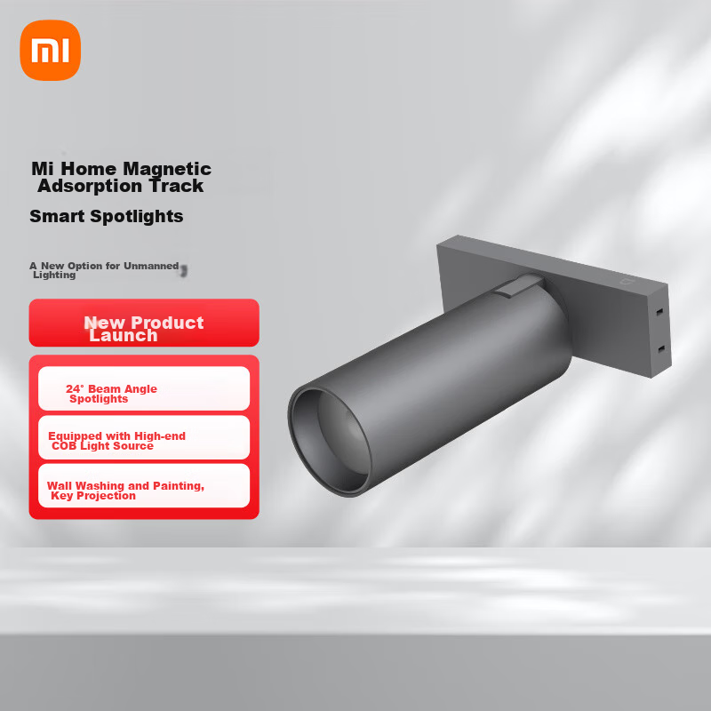 Mijia Magnetic Track, Smart Spotlight, No Main Light Illumination, Surface-Mounted Whole-House Package for Living Room And Bedroom, Modern Style