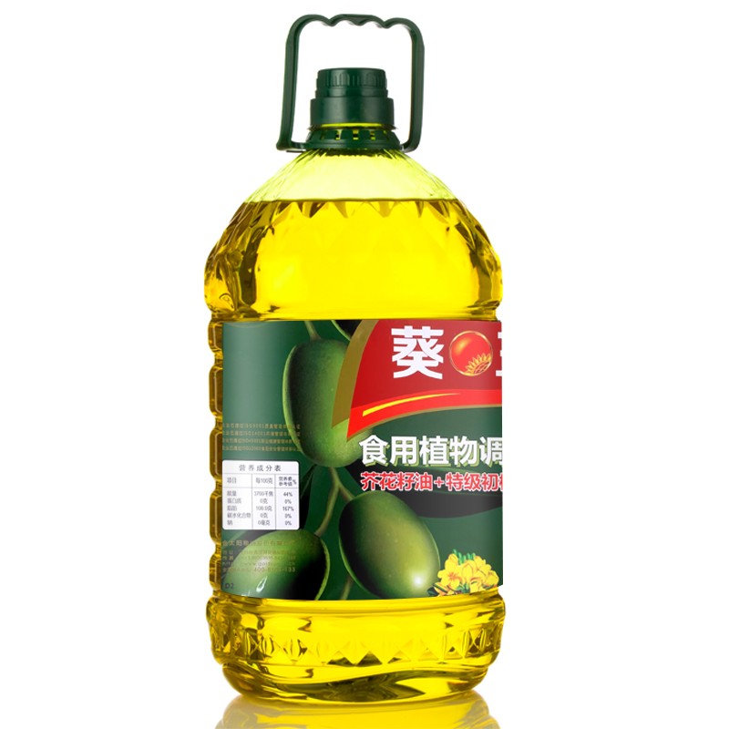 葵王 芥花橄榄食用植物调和油5L 添加特级初榨橄榄油 食用油