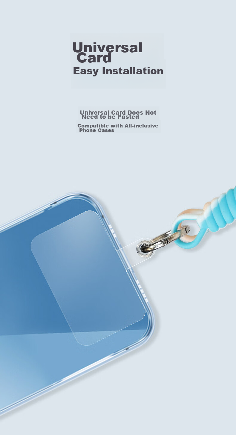 Freeson Liquid Silicone Phone Lanyard Anti-Loss Fixed Pad Wrist Strap Handheld Dangle Cord Versatile Hanging Chain Accessory Suitable for Apple Huawei Honor Xiaomi OV And Other Phones Purple 5