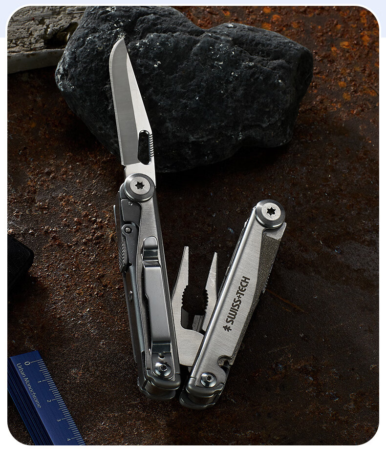 SHEFFIELD Swiss Technology Outdoor Multi-Functional Combination Tool Pliers, Folding Scissors, EDC Survival Equipment, Multi-Purpose Tool Pliers 13