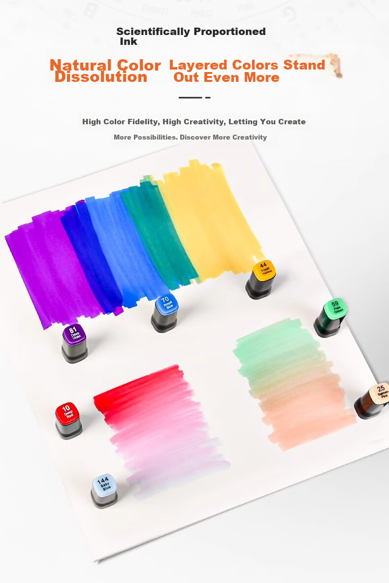 Touchcolor Dual-Tip Markers for Students, Oil-Based Art Set for Comic Design, Elementary School Children, Middle School Students, Watercolor Pens, Anime-Style, 120 Colors, Kindergarten Colored Pens, Refillable Ink 12