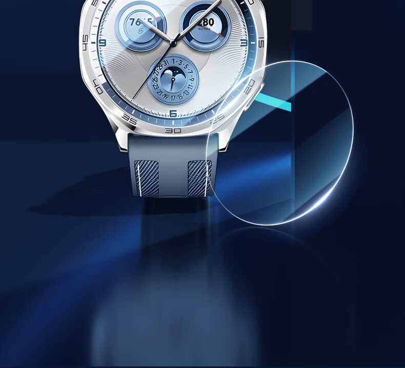 Lanxingxiansheng Tempered Glass Screen Protector for Huawei WATCH GT5pro, 42mm Full Coverage Anti-Scratch Anti-Drop Wear-Resistant HD Watch Film 13
