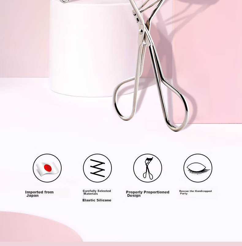 Beiyin (KAI), Imported from Japan, Curved Eyelash Curler (19.5 Degrees), Long-Lasting Curl, Gentle on Lashes 1