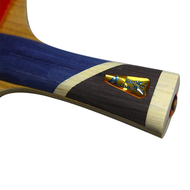 DOUBLE FISH Five-Star Penhold Table Tennis Racket, Sold by JD Sports (With 4 Balls/Beijing Warehouse Fast Delivery), 5A+C Pairs 4