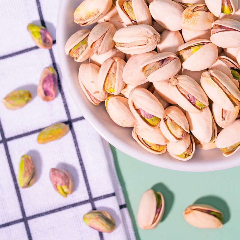 新边界 每日坚果炒货 休闲零食特产美国果原色无漂白开心果400g/罐