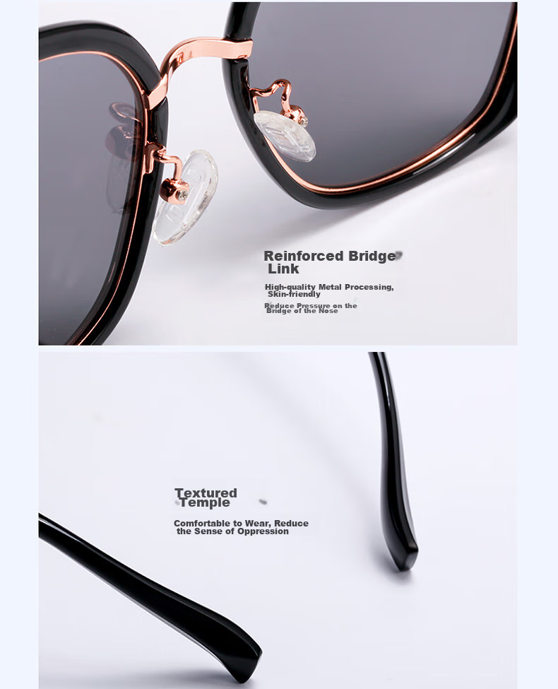 CAXMAN Fashion Cat-Eye Style Sunglasses for Women, Polarized Sunglasses, Casual Face-Flattering Trendy Glasses CX3183 8