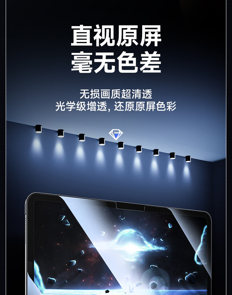 Benks Tempered Glass Screen Protector for IPad Pro 11 (2025 New Model), Full Coverage Anti-Glare Shatterproof Ultra-Thin HD Protective Film for 2025/2024 Models 16