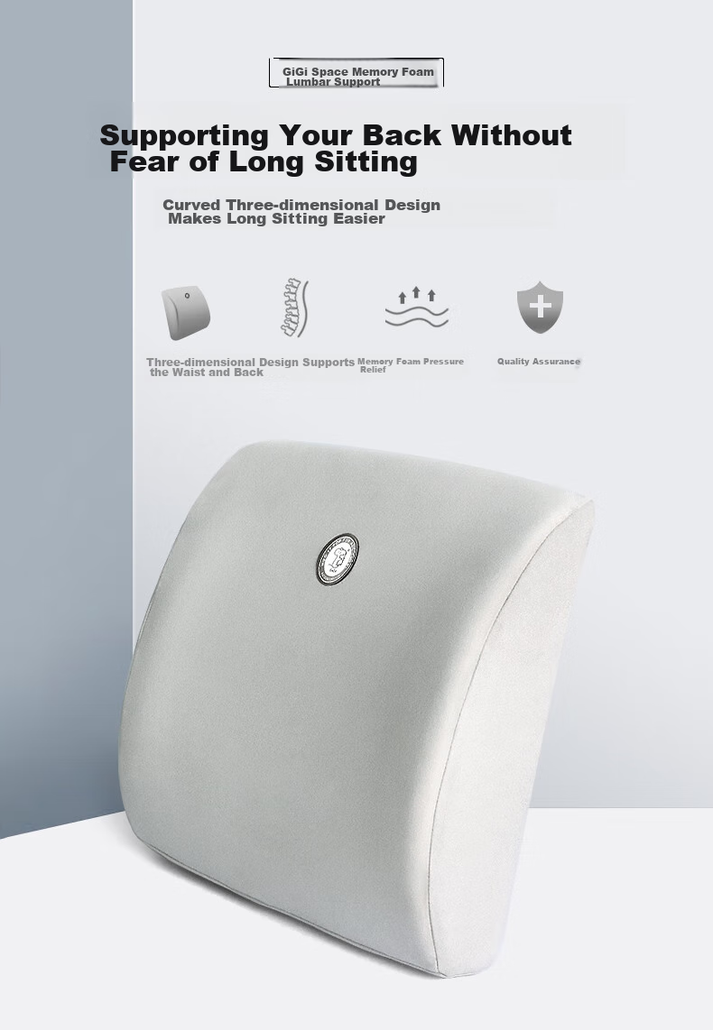 GiGi Car Lumbar Support Cushion, Office Back Support, Long-Sitting Aid, Chair Backrest, Workstation Waist Support, Driver's Seat Cushio 1