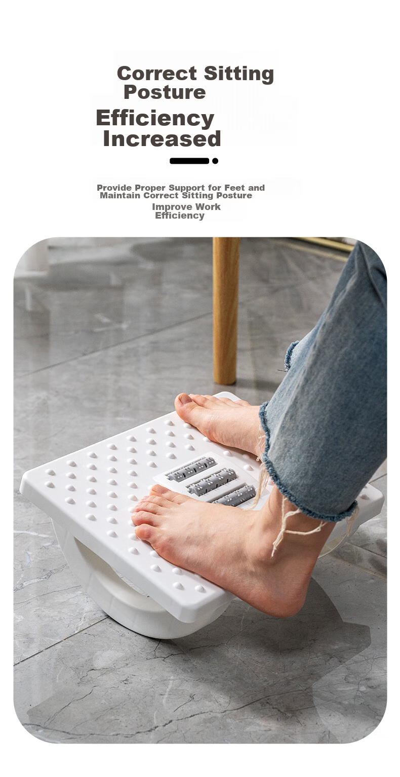 Haoer Office Footrest, Creative Home Sofa Leg Rest, Adjustable Triangular Foot Stool 5