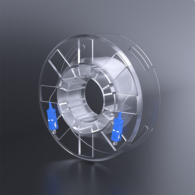 Dashengguang Transparent Invisible Optical Fiber Reel Single-mode Single-core SC-SC Indoor FTTH Whole House Networking Optical Fiber Cable 10m DSG-GJJV-SUSU10S