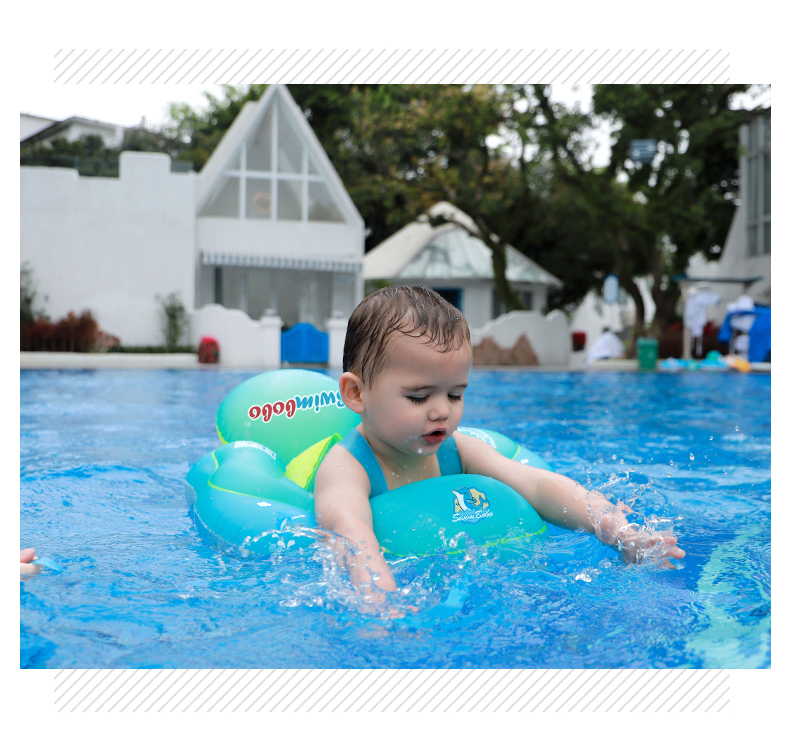 Swimbobo Kids Anti-Tip Swimming Float Baby Swim Float Ring Child Swimming Gear BO5013L 11