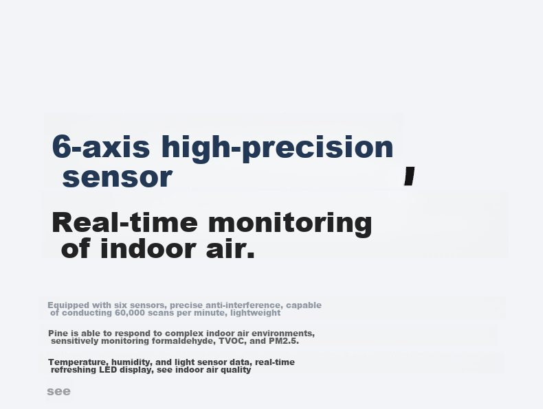 Airx Air Purifier Removes Formaldehyde And TVOC [Removes Pollen Allergens], Antibacterial Air Purifier Removes Influenza, Smog, Odors, Formaldehyde, Digital Display Purifies Multiple Pollutants A10SE 24