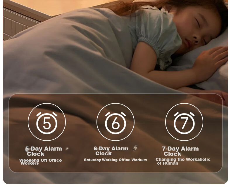 QT-TIMER Timer Time Management Tool for Students, Wake-Up Device, Children's Voice-Controlled Clock with Countdown Reminder, Smart Electronic Alarm Clock, New 2026 Model, Gift for Girls 15