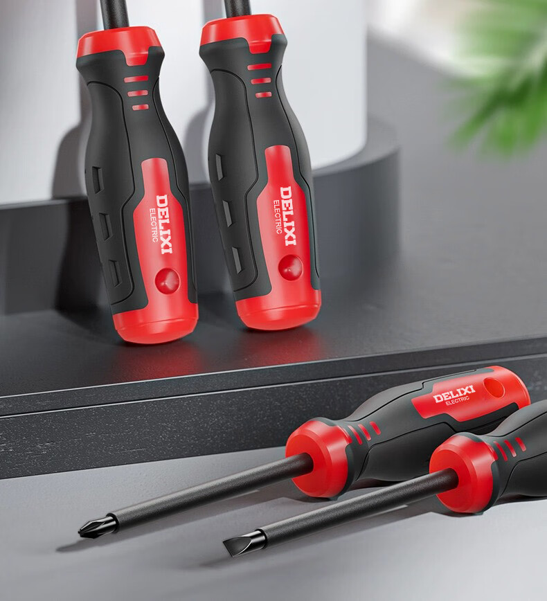 DELIXI Screwdriver Cross and Flathead Magnetic Phillips Electrician Tool 3