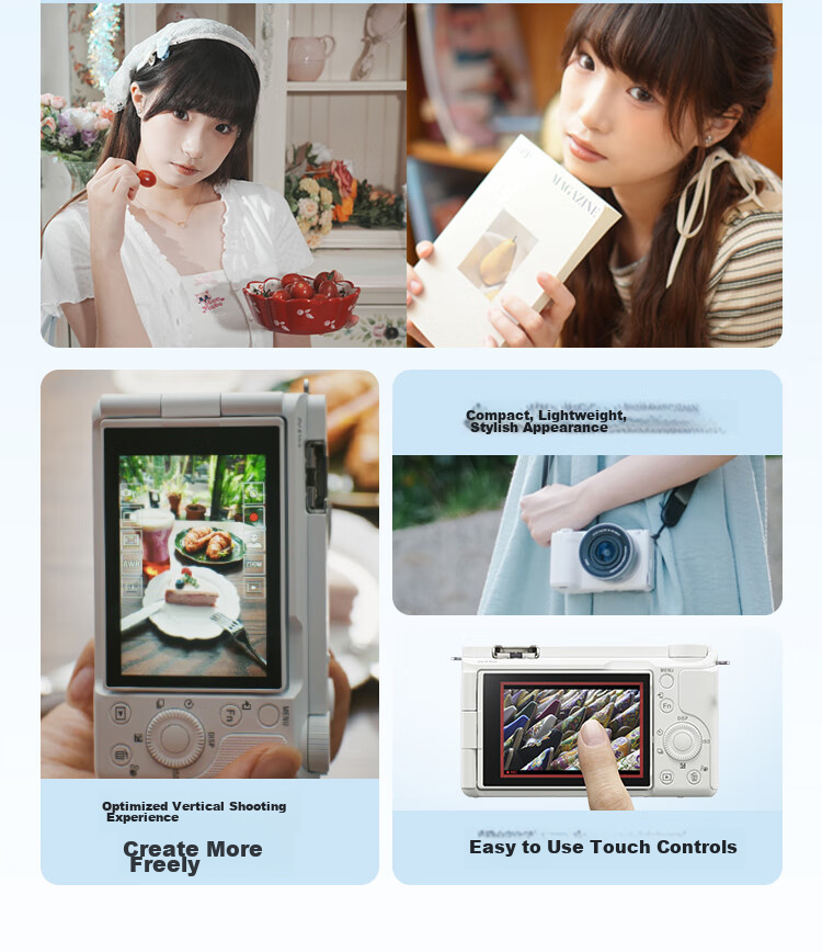 SONY ZV-E10 II APS-C Mirrorless Camera, Filter Direct Output, White Standard Kit (ZV-E10M2K ZVE10 Second Generation) 3