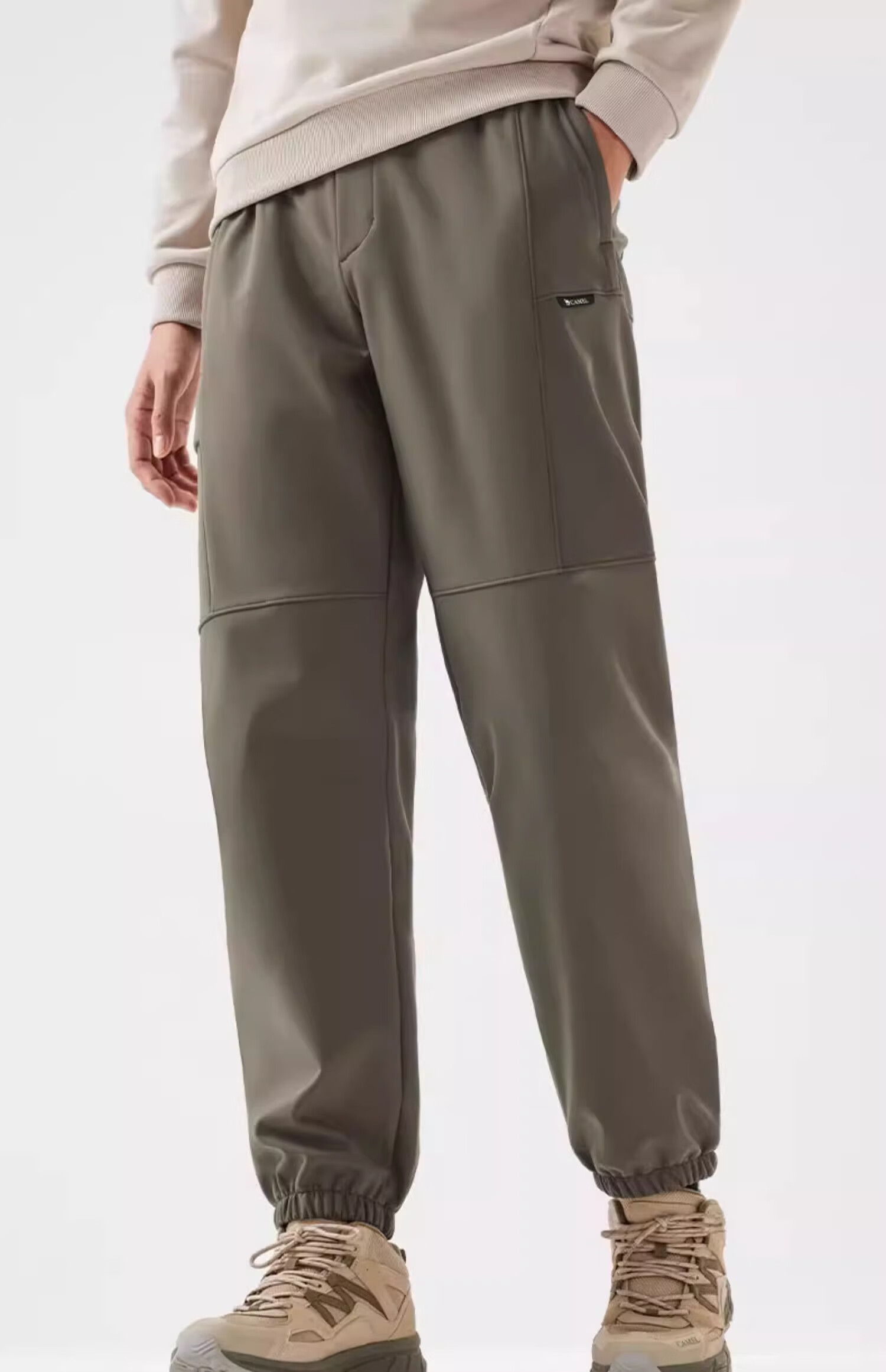 CAMEL Women's Softshell Hiking Jogger Pants Autumn Winter Casual Work Pants 14