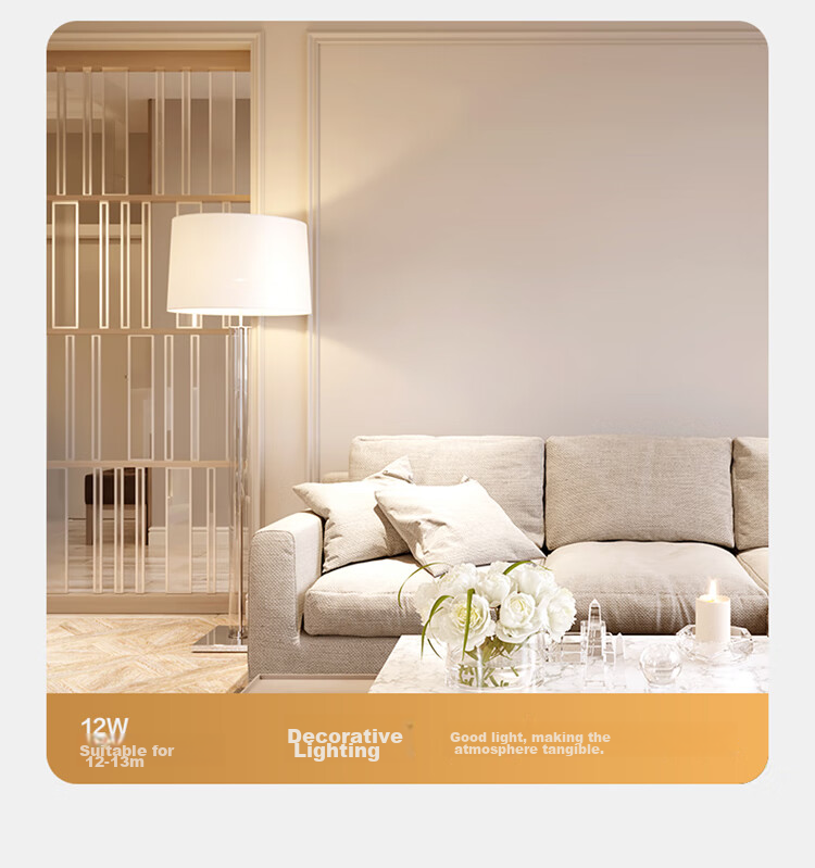 BULL LED Bulb, E27 Large Screw Base, Globe Light Bulb, High Brightness, 8W, Warm White 3000K 14