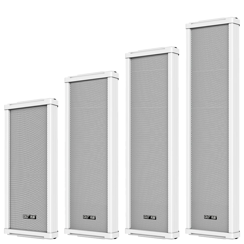 SAST 50W Outdoor Waterproof Bluetooth Speaker Column, Indoor And Outdoor Wireless Audio Wall-Mounted Amplifier, Loudspeaker Set for Schools, Stadiums, Conferences, Public Addressing, Shops, Commercial Use, One-To