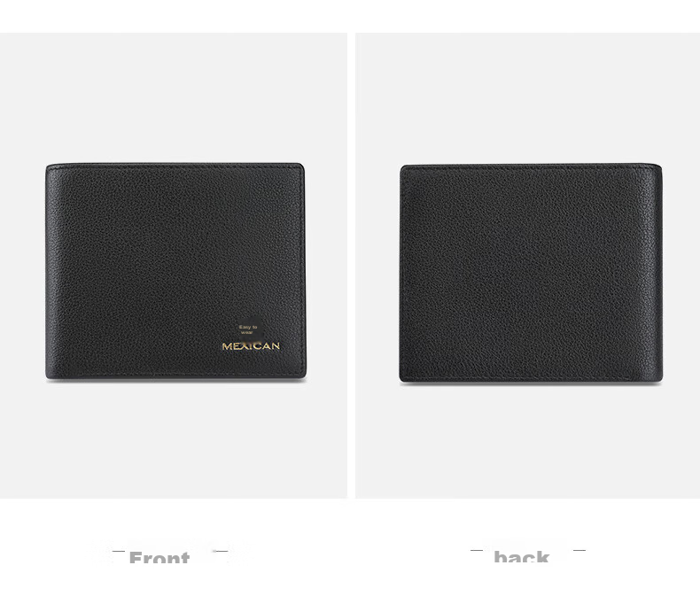 MEXICAN Men's Wallet, Genuine Top-Grain Leather Card Holder And Coin Purse, High-End Gift Box, Birthday Present for Boyfriend Or Husband 14