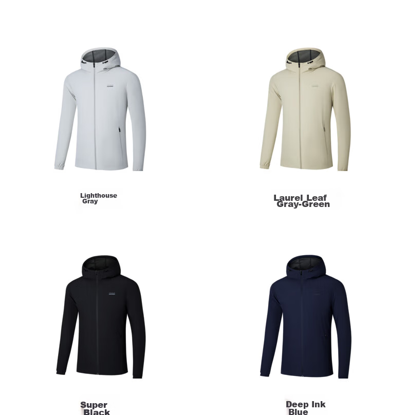 361° Men's Triple-Protection Jacket, Autumn Water-Repellent Sportswear, Casual Commuter Hooded Windbreaker, Outdoor Jacket 30