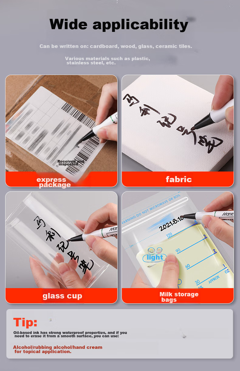 Marie's Double-Ended Marker Set of Ten, Art Student-Specific Black Outline Pens, Waterproof And Oil-Resistant, Quick-Drying Fine Tip Drawing Markers C7816 11