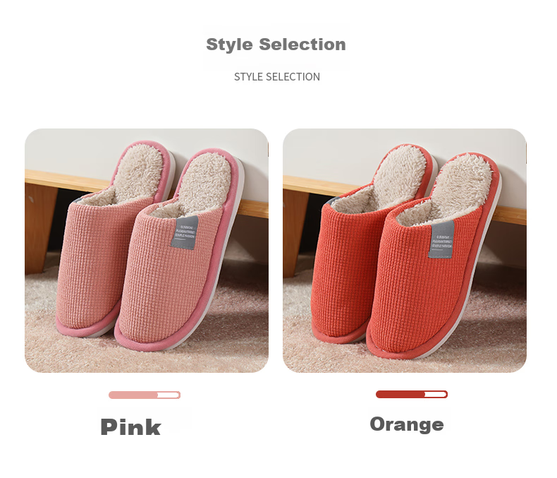 CARTELO Cotton Slippers for Women, Winter Indoor Floor Slippers, Warm Furry Postpartum Shoes for Women, 0625A 5