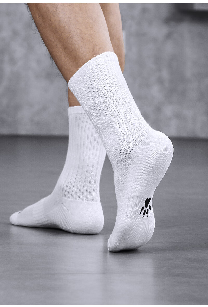 KELME Socks, Sports Socks (3 Pairs), Long Socks for Men And Women, Basketball Socks, All-Season Sweat-Absorbing Running Antibacterial Casual White Socks 15