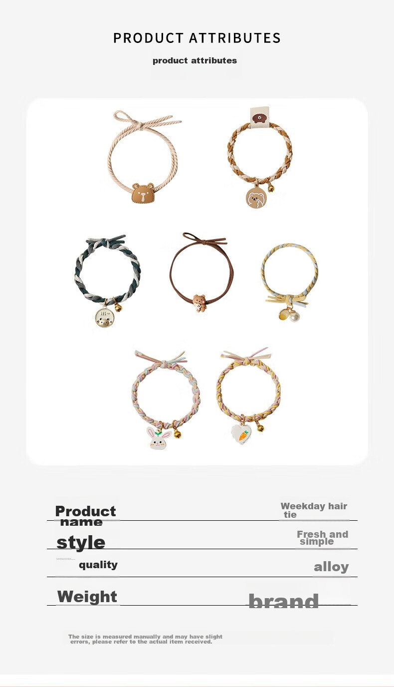 Gunai Hair Ties, Scrunchies, Ponytail Holders for Women, High Ponytail Accessories, Birthday Gifts for Girls, Elegant And Stylish 9