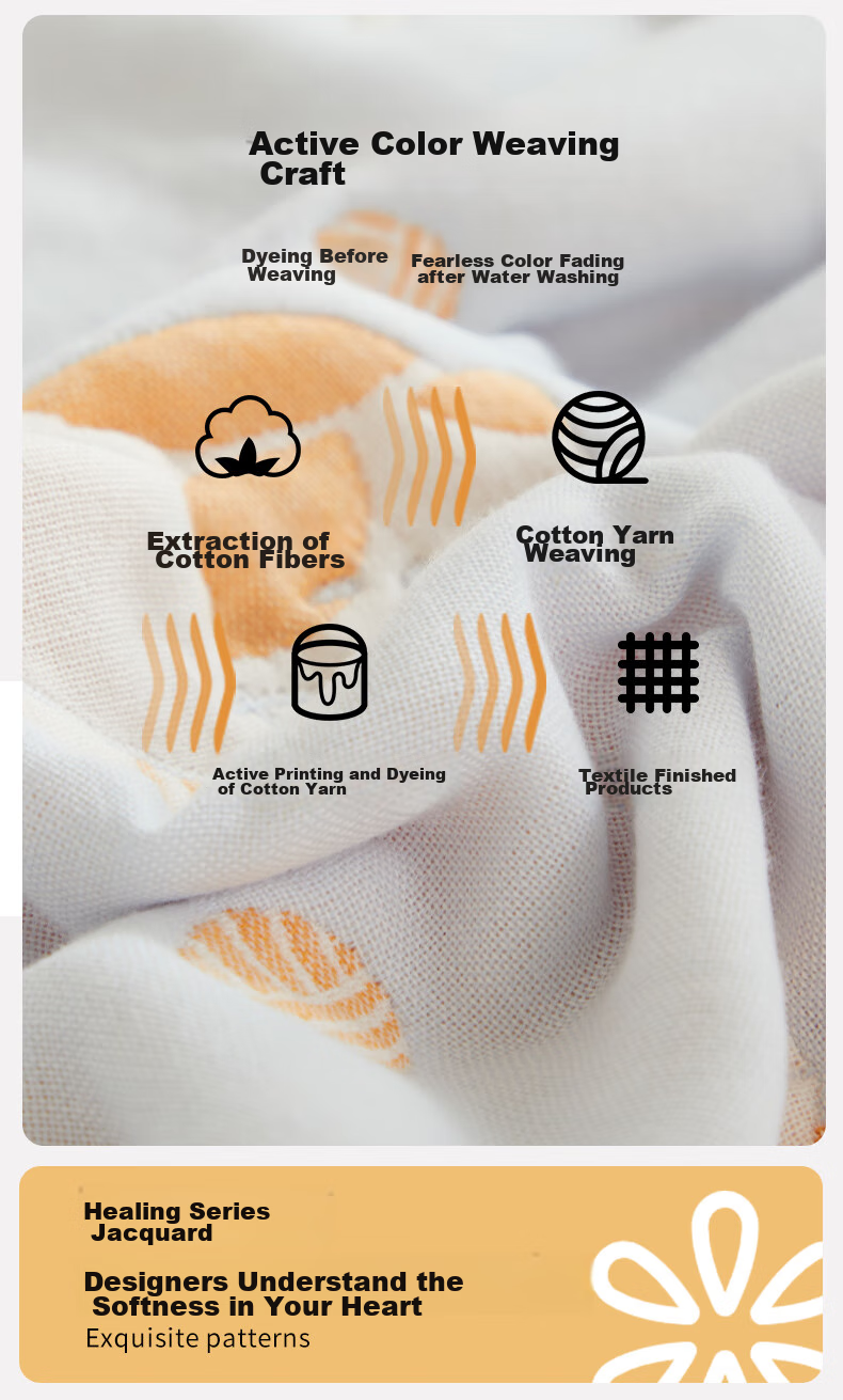 Hengyuanxiang Towel Blanket, Pure Cotton Class A Antibacterial, Six-Layer Gauze, All-Cotton Quilt, Air Conditioning Blanket, Thickened, 3.2 Jin, Milk Bun Roll 5
