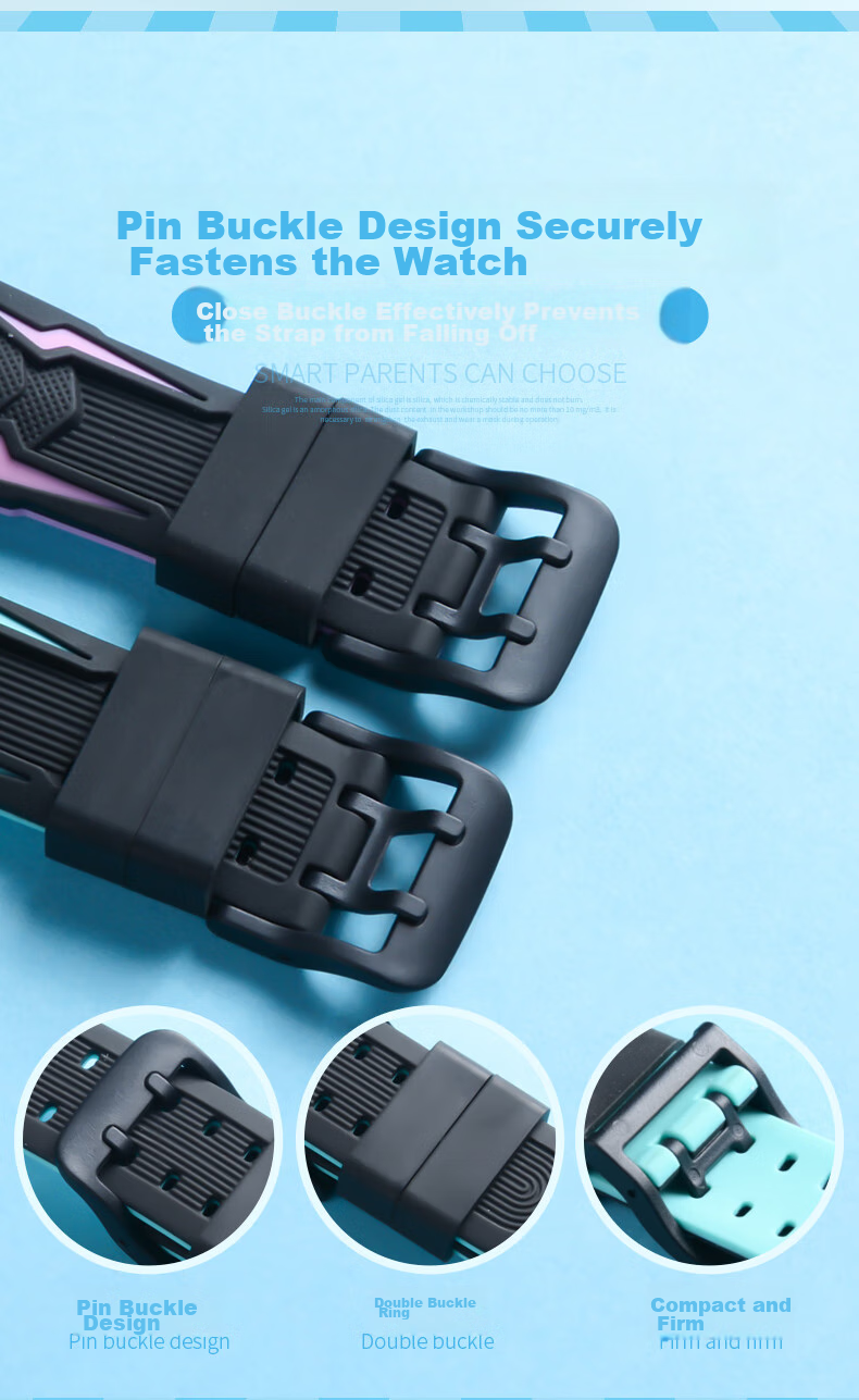 Iboann Suitable for Xiaotiancailiao Z11/Z10/Z9/Z8 Smartwatch Pro Z6A Peak Edition Magnetic Clasp Silicone U5/N3 Children's Z7S/d3 Universal Q2A/Z1S Strap 7