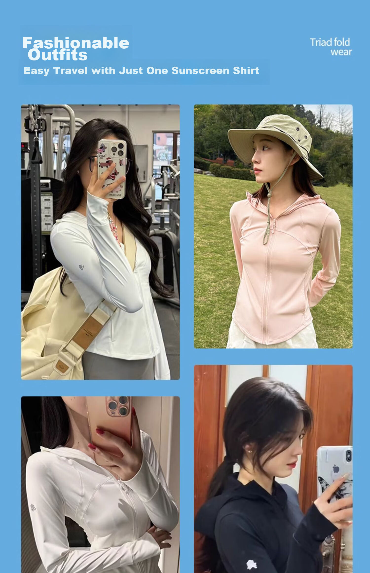 CAMEL Yoga Wear Ice-Cool Sun Protection Jacket, Moisture-Wicking Quick-Dry Lightweight Breathable Outdoor Clothing Y24BA06021 58