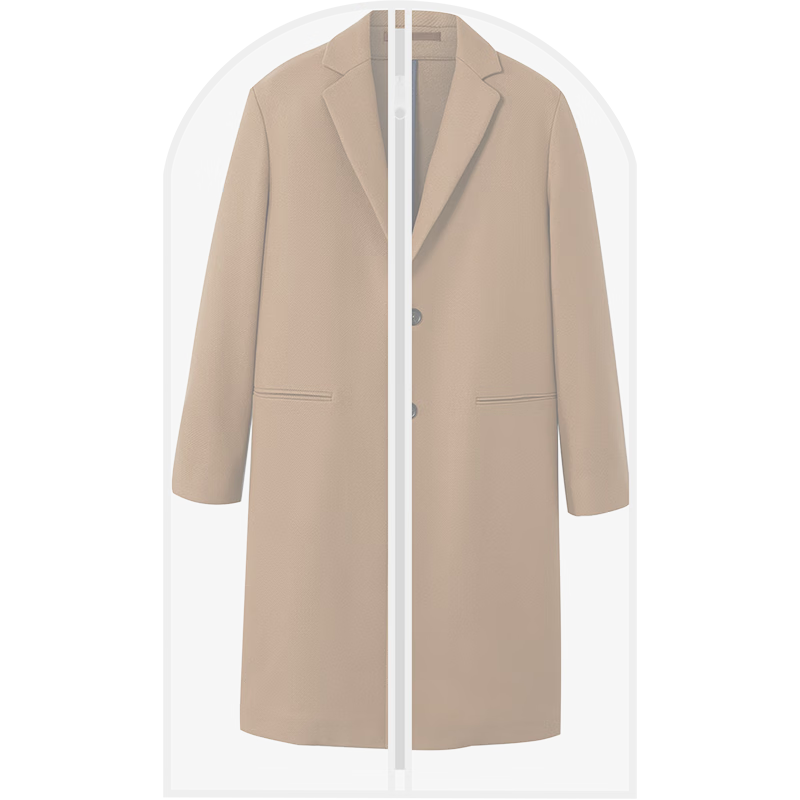 JEKO&JEKO Clothing Dust Cover, Thickened Washable Garment, Suit, Down Jacket Dust Bag, Hanging Bag, Large Size, 5 Pieces