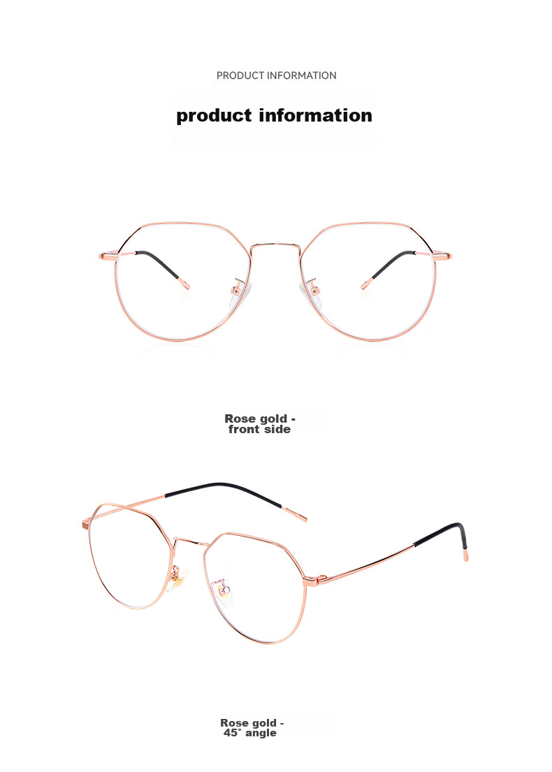 Mr. PuTian Anti-Blue Light Glasses Anti-Radiation Non-Prescription Glasses for Men And Women with Myopia Prescription Available, Phone And Computer Eye Protectio 12