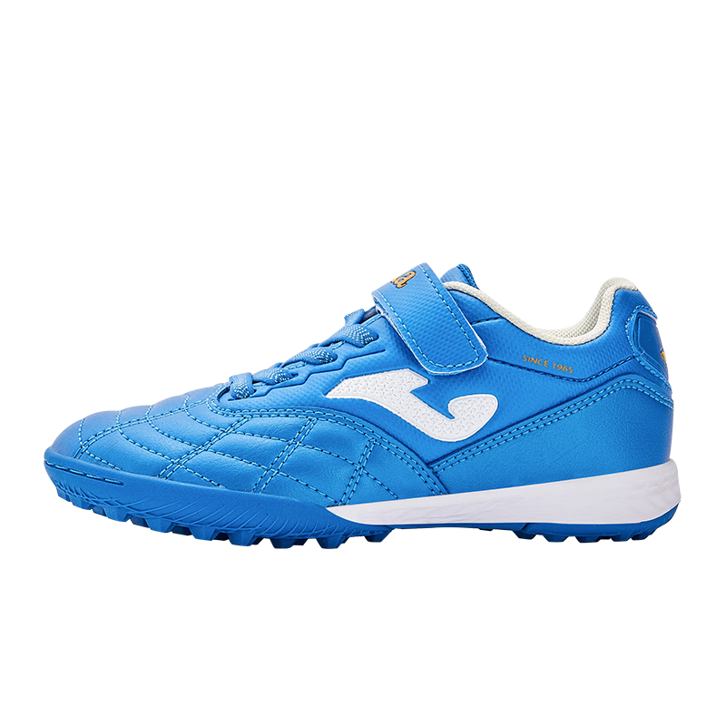 JOMA Soccer Shoes for Children, TF Turf Cleats for Boys And Girls, Youth And Elementary School Students, Classic Football Training Shoes, Blue And White, Size 29