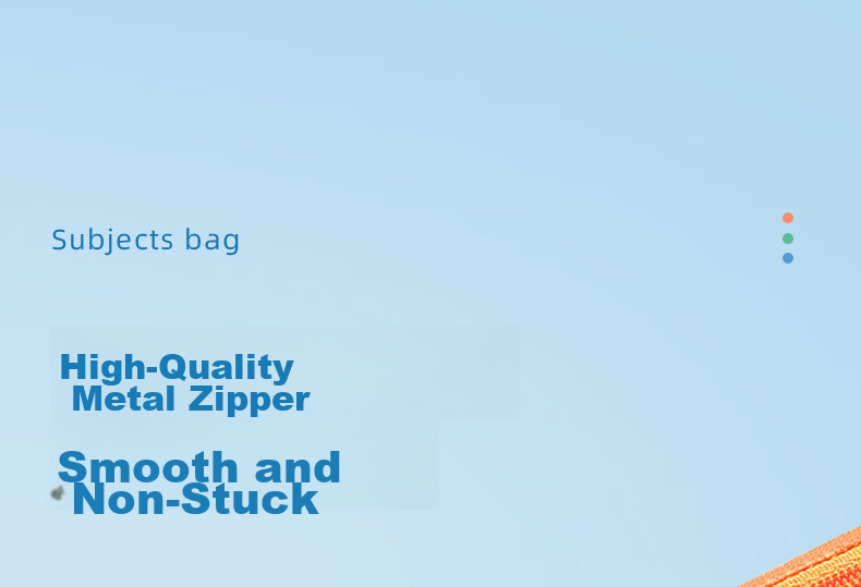 Jinzhi A4/4 Subject Classification Double-Layer File Folder, Elementary School Student Subject Pouch, Book Bag, High School Student Textbook Exam Paper Subject Organizer, Homework Pouch, Study Bag, Back-To Essential 22