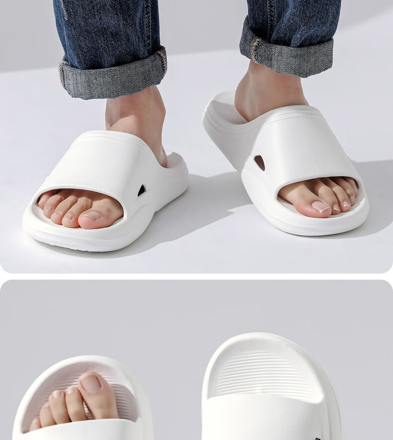 Huili Men's Slippers, Sports Bathroom Indoor And Outdoor Wear, Non-Slip Thick-Soled Sandals, HL0273 Orange Color, Size 44-45 15