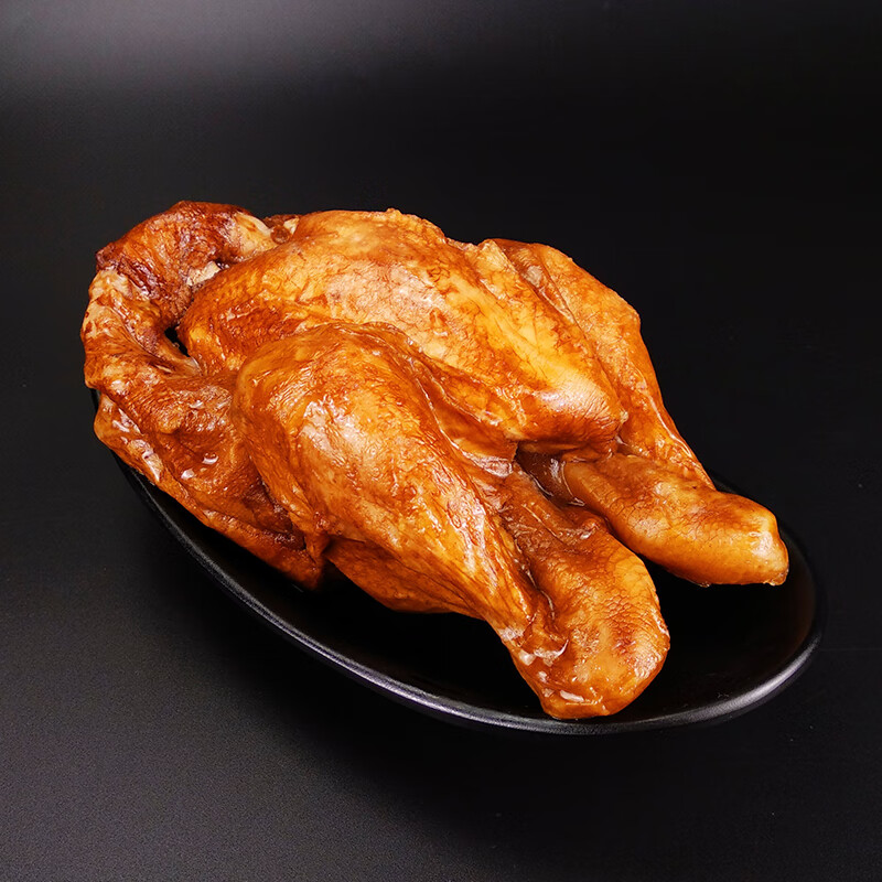 凤起德州五香扒鸡整鸡500g 德州脱骨扒鸡德州烧鸡卤味鸡肉熟食五香鸡