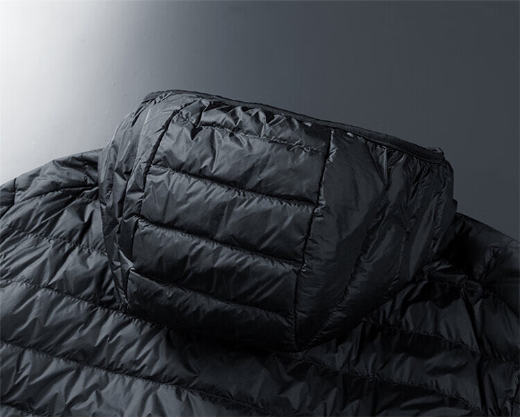 Pierre Cardin Men's Down Jacket Winter Coat Lightweight Hooded Warm Trendy Fashion Loose Fit Dark Blue 2XL 5